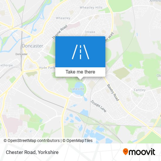Chester Road map