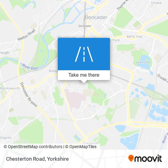 Chesterton Road map