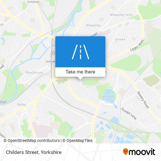 Childers Street map