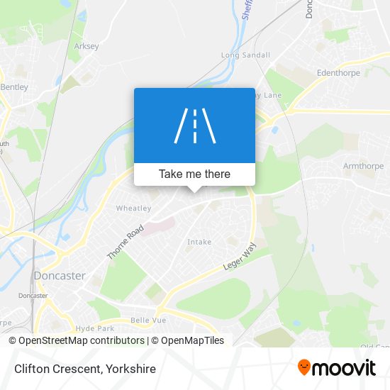 Clifton Crescent map