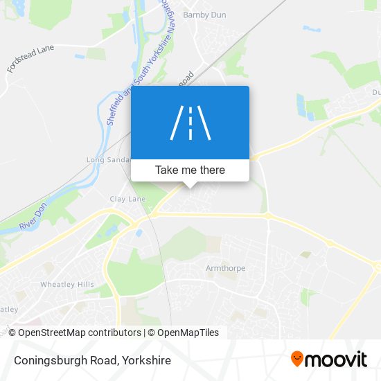 Coningsburgh Road map