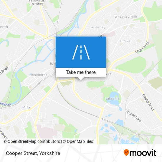 Cooper Street map