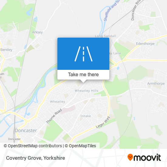 Coventry Grove map