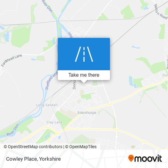Cowley Place map