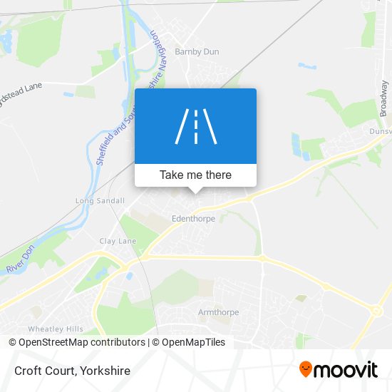 Croft Court map