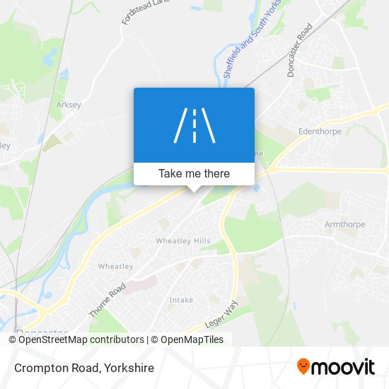 Crompton Road map