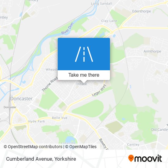 Cumberland Avenue map