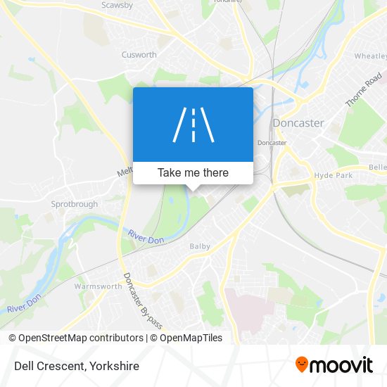 Dell Crescent map