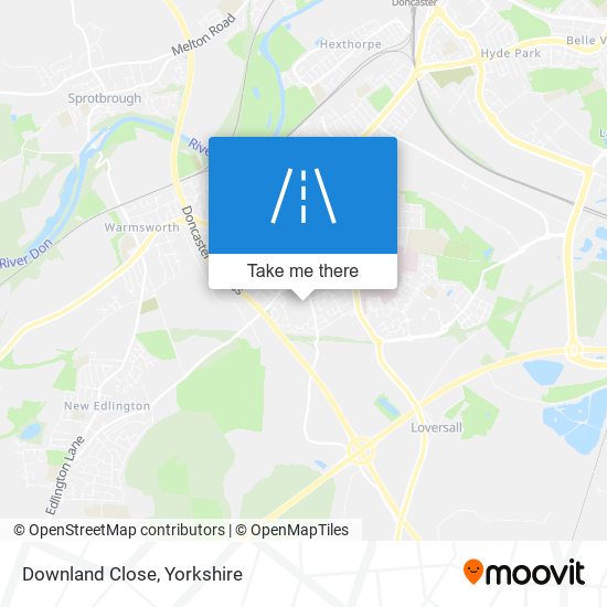 Downland Close map