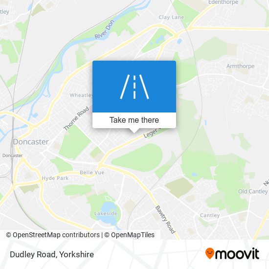 Dudley Road map