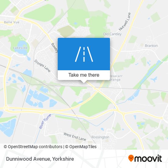 Dunniwood Avenue map