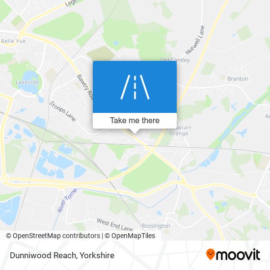 Dunniwood Reach map