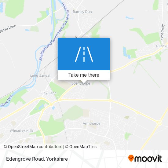 Edengrove Road map
