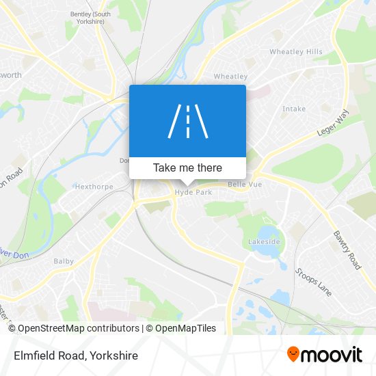 Elmfield Road map