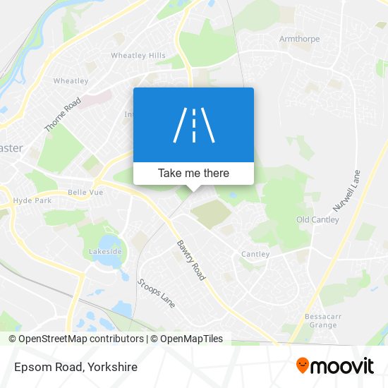 Epsom Road map