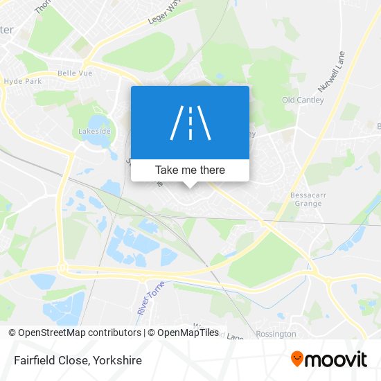 Fairfield Close map