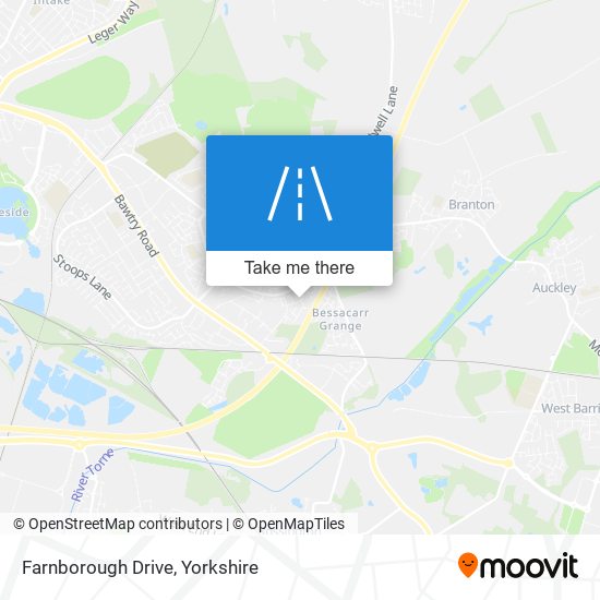 Farnborough Drive map