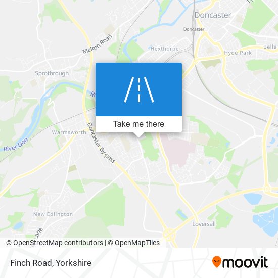 Finch Road map