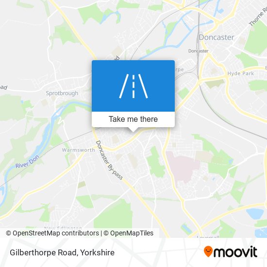 Gilberthorpe Road map