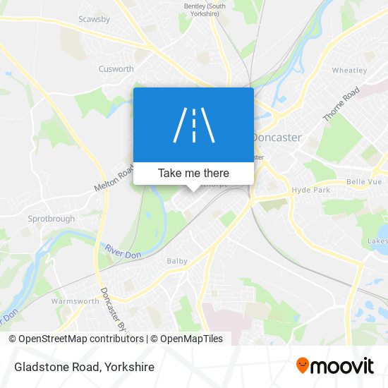 Gladstone Road map