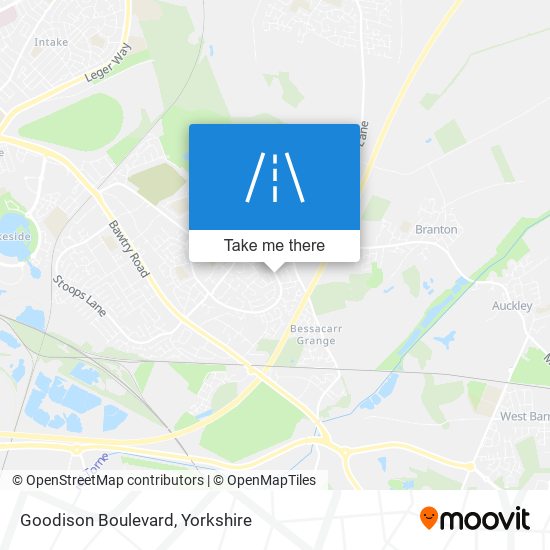 Goodison Boulevard map