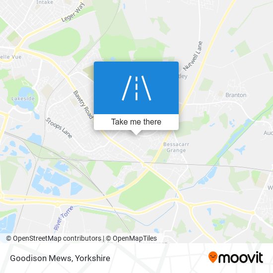 Goodison Mews map
