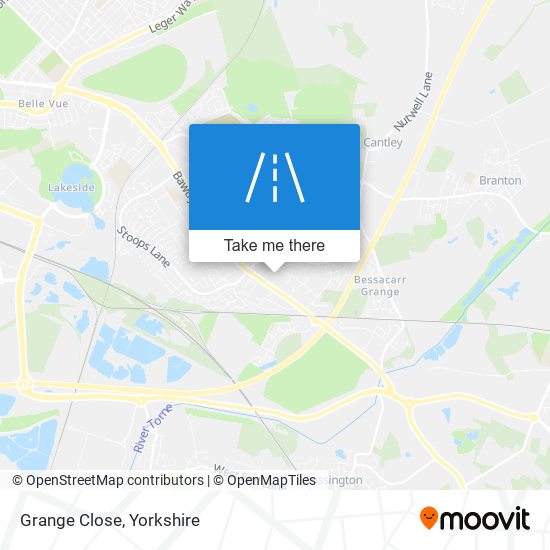 Grange Close map