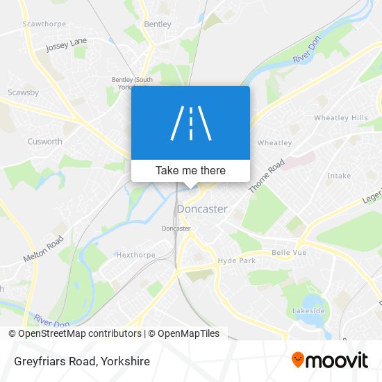 Greyfriars Road map