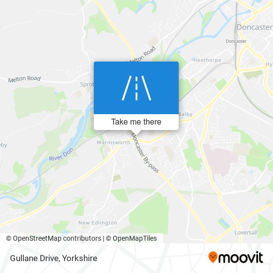 Gullane Drive map