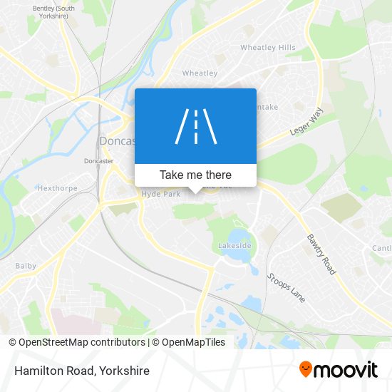 Hamilton Road map
