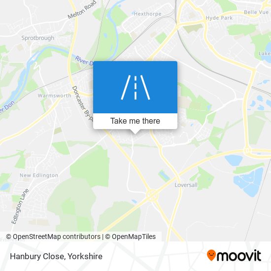 Hanbury Close map