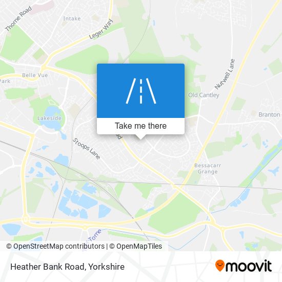 Heather Bank Road map
