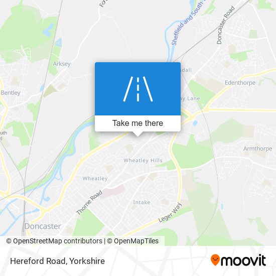Hereford Road map