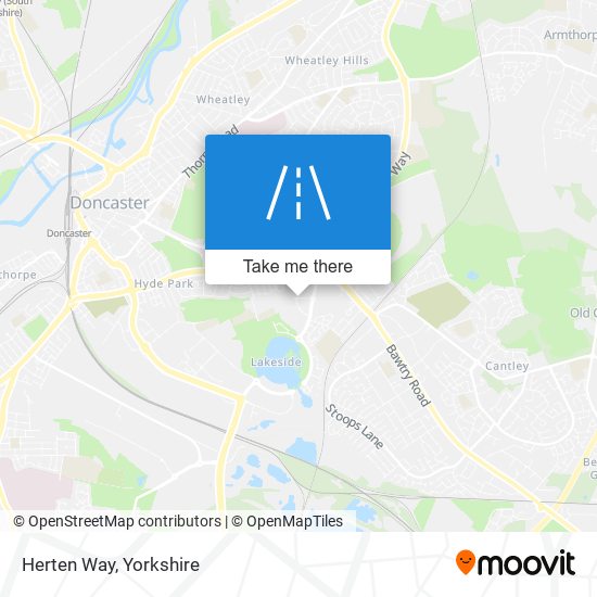 Herten Way map