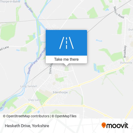Hesketh Drive map