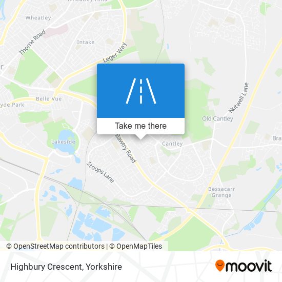 Highbury Crescent map