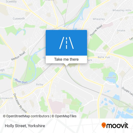 Holly Street map