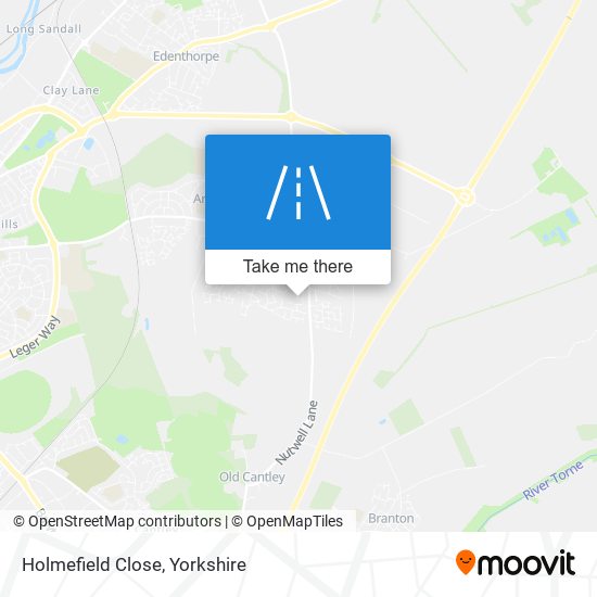 Holmefield Close map