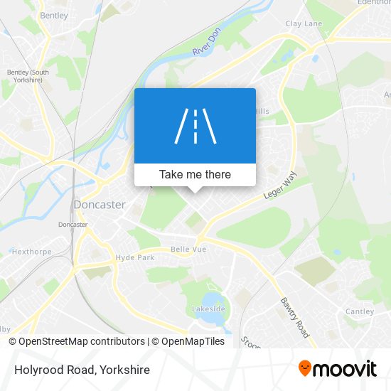 Holyrood Road map