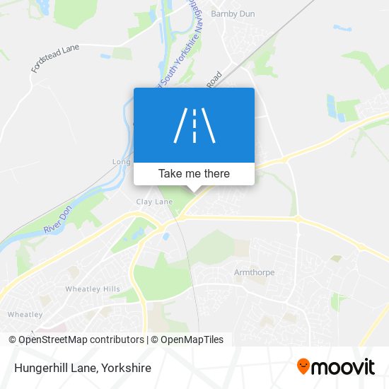 Hungerhill Lane map