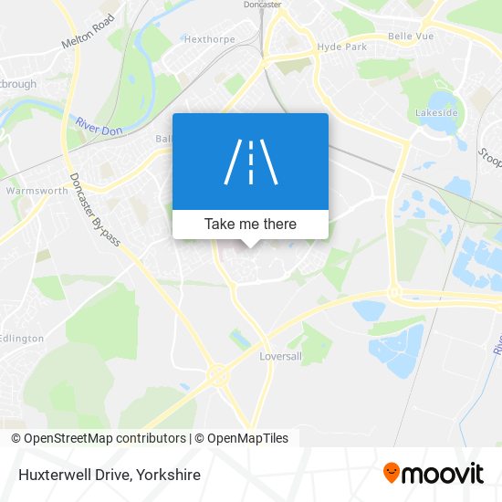 Huxterwell Drive map