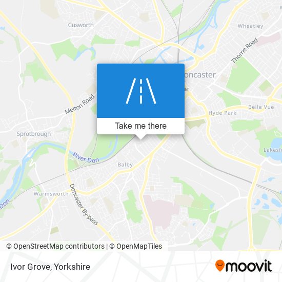 Ivor Grove map