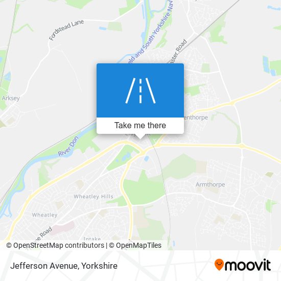 Jefferson Avenue map