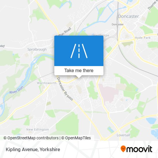 Kipling Avenue map