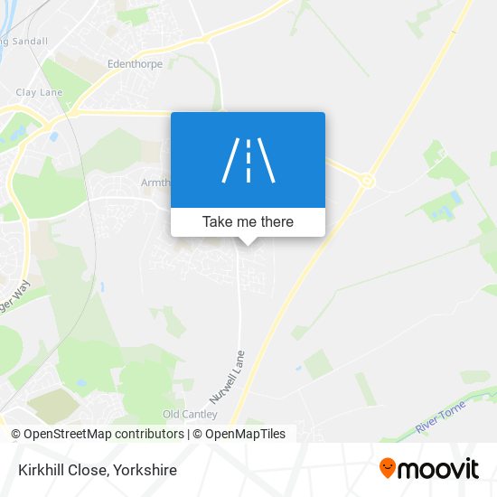 Kirkhill Close map