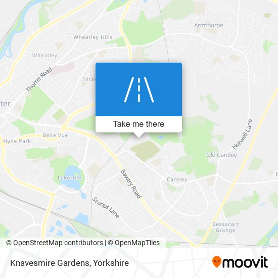 Knavesmire Gardens map