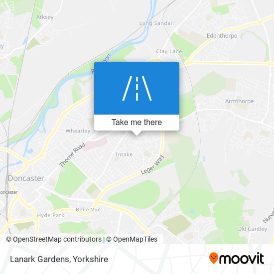 Lanark Gardens map