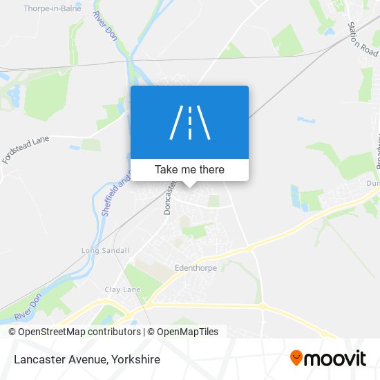 Lancaster Avenue map
