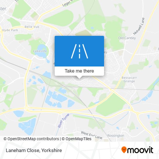 Laneham Close map