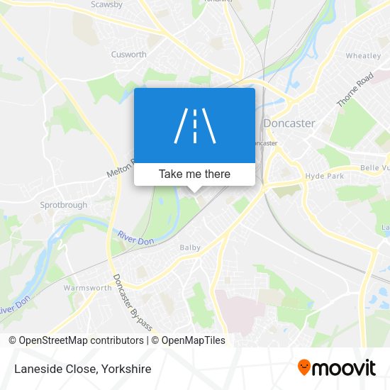 Laneside Close map